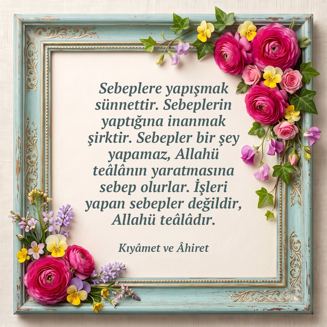 Kıyâmet ve Âhiret (3)